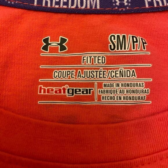 Under Armour Heat Gear Wounded Warrior Project WWP Short Sleeve Pink Tee in Size - Picture 9 of 12